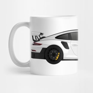 GT2RS Side White Mug